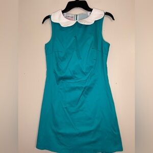 LaRoque for belk 60s retro mini dress with Peter Pan collar nwt